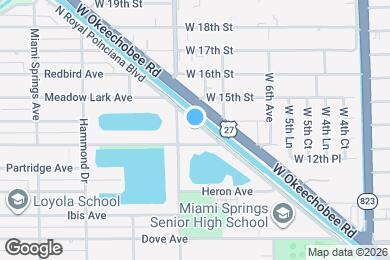 Map image of the property - 1040 N Royal Poinciana Blvd