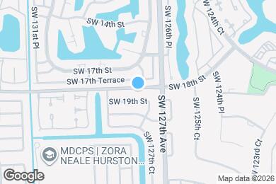Map image of the property - 12770 SW 18th St