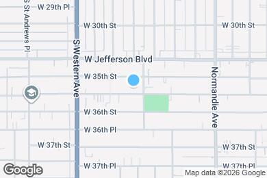 Map image of the property - 1575 W 35th Pl