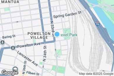 Map image of the property - 3229 Powelton Ave