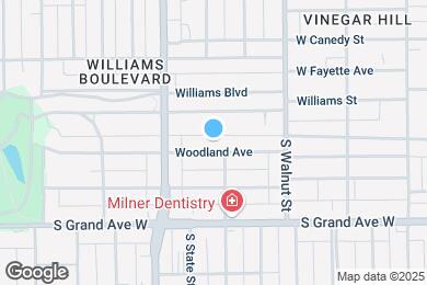 Map image of the property - 709 Woodland Ave