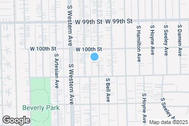 Map image of the property - 10028 S Oakley Ave