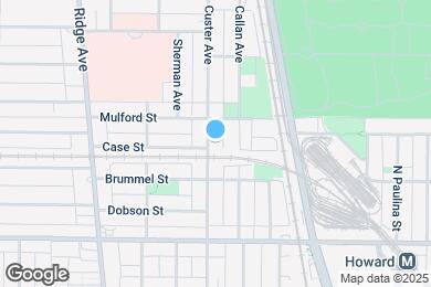 Map image of the property - 227 Custer Ave