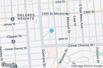 Map image of the property - 347 San Jose Ave
