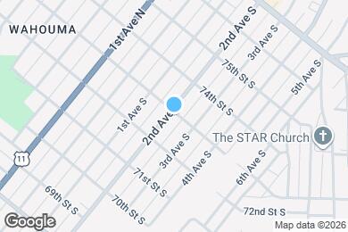 Map image of the property - 218 73rd St