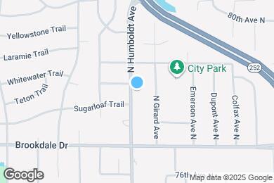 Map image of the property - 7808 N Humboldt Ave