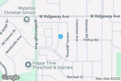 Map image of the property - Meadow Ridge Apartments