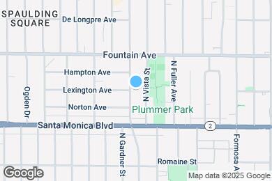 Map image of the property - 1200 N Gardner St