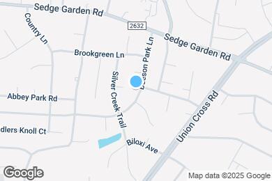 Map image of the property - 1710 Beeson Park Ln
