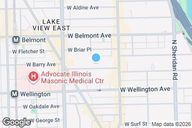 Map image of the property - 646 W Barry