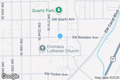 Map image of the property - 1926 SW Reindeer Ave