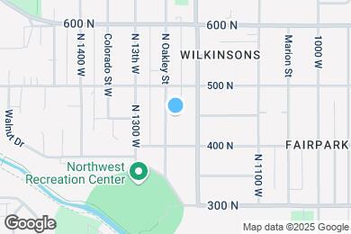 Map image of the property - 444 N Oakley St