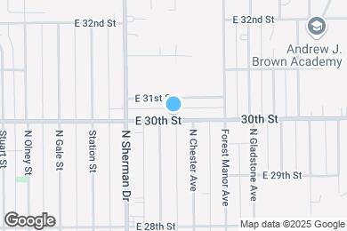 Map image of the property - 3920 E 30th St