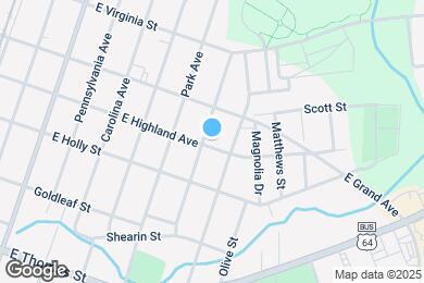 Map image of the property - 806 E Highland Ave