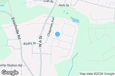 Map image of the property - 1001 Nunnery Ln