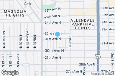 Map image of the property - 763 31st Ave N