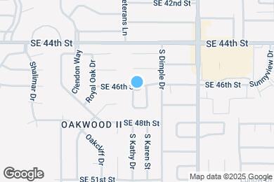 Map image of the property - 4008 SE 46th St