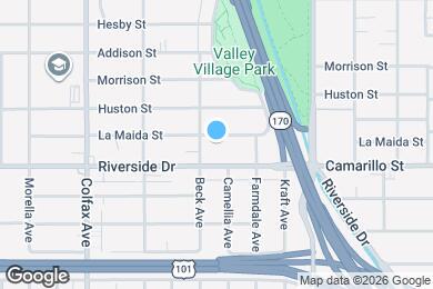 Map image of the property - 11516 La Maida St