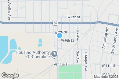 Map image of the property - 819 S Elm Ave