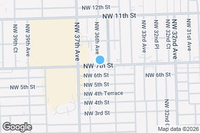 Map image of the property - 3616 NW 7th St