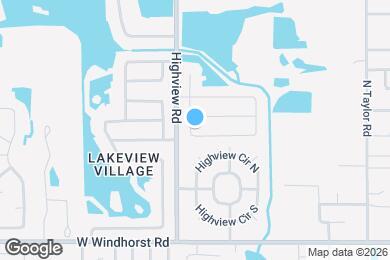 Map image of the property - 734 Stillview Cir