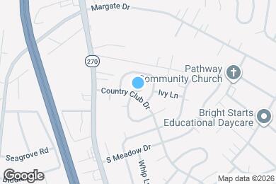 Map image of the property - 9 Country Club Dr