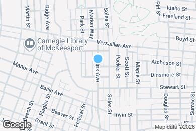 Map image of the property - 1243 Evans Ave