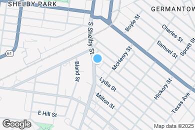 Map image of the property - 1415 S Shelby St