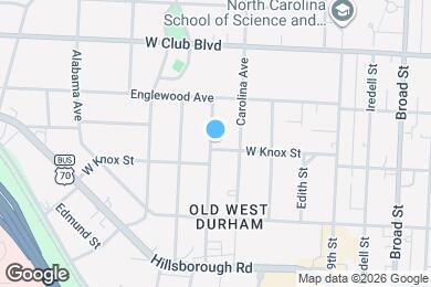 Map image of the property - 1008 Hale St