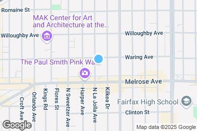 Map image of the property - 738 N La Jolla Ave