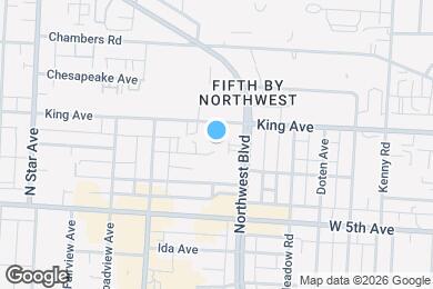 Map image of the property - 1322 W 7th Ave