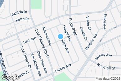 Map image of the property - 2214 Serra Ave