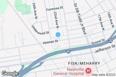 Map image of the property - 1401 22nd Ave N