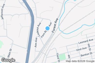 Map image of the property - 21 Fern Ridge Ave