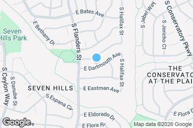 Map image of the property - 19779 E Dartmouth Ave