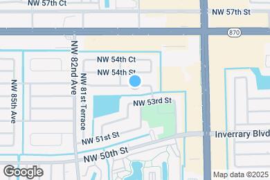 Map image of the property - 7850 NW 53rd Ct