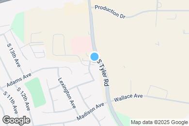 Map image of the property - 855 Munhall Ave