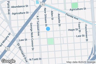 Map image of the property - 2633 New Orleans St