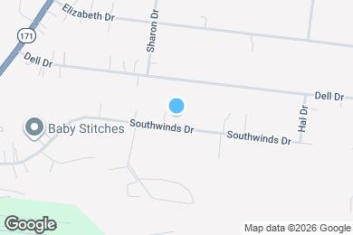 Map image of the property - 316 Southwinds Dr
