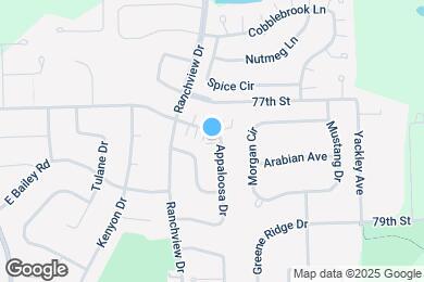 Map image of the property - 1826 Appaloosa Dr