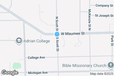 Map image of the property - 112 S Scott St