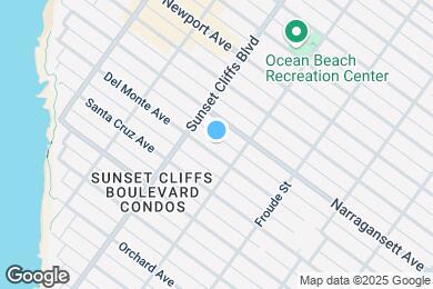 Map image of the property - 4744 Del Monte Ave