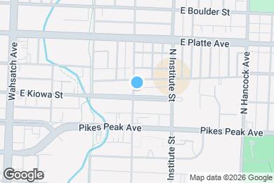 Map image of the property - 804 E Kiowa St