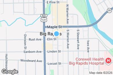 Map image of the property - 132 S Michigan Ave