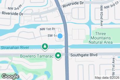 Map image of the property - 9589 SW 1st Ct