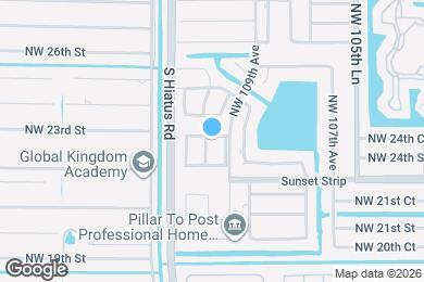 Map image of the property - 2366 NW 110th Terrace