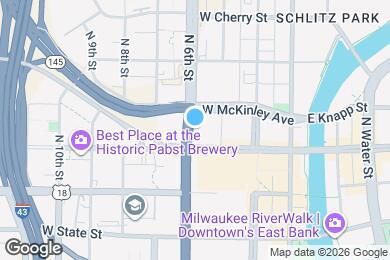 Map image of the property - 550 W Juneau Ave