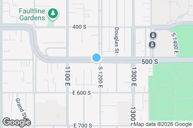 Map image of the property - 502 S 1200 E