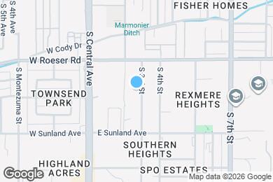 Map image of the property - 5244 S 3rd St