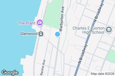 Map image of the property - 411 Warburton Ave